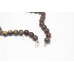 Thread Necklace Sterling Silver Hook Processed Amber Stone Handmade Women D303